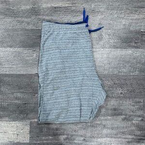 Bass Heather Gray Joggers with Blue Ties